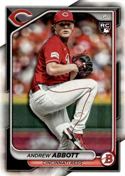 #70 Andrew Abbott - Cincinnati Reds - 2024 Bowman Baseball