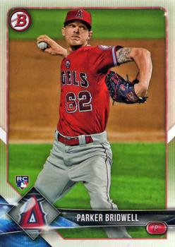 #70 Parker Bridwell - Los Angeles Angels - 2018 Bowman Baseball