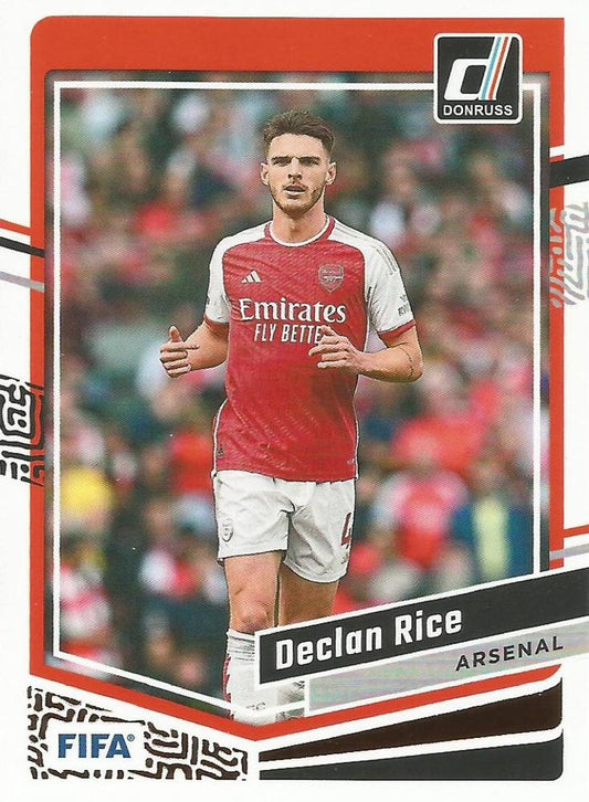 #70 Declan Rice - Arsenal FC - 2023-24 Donruss Soccer