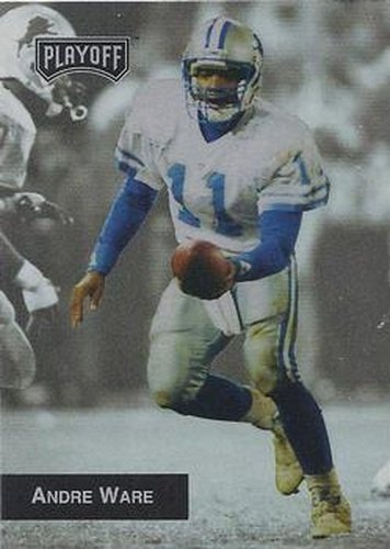 #70 Andre Ware - Detroit Lions - 1993 Playoff Football