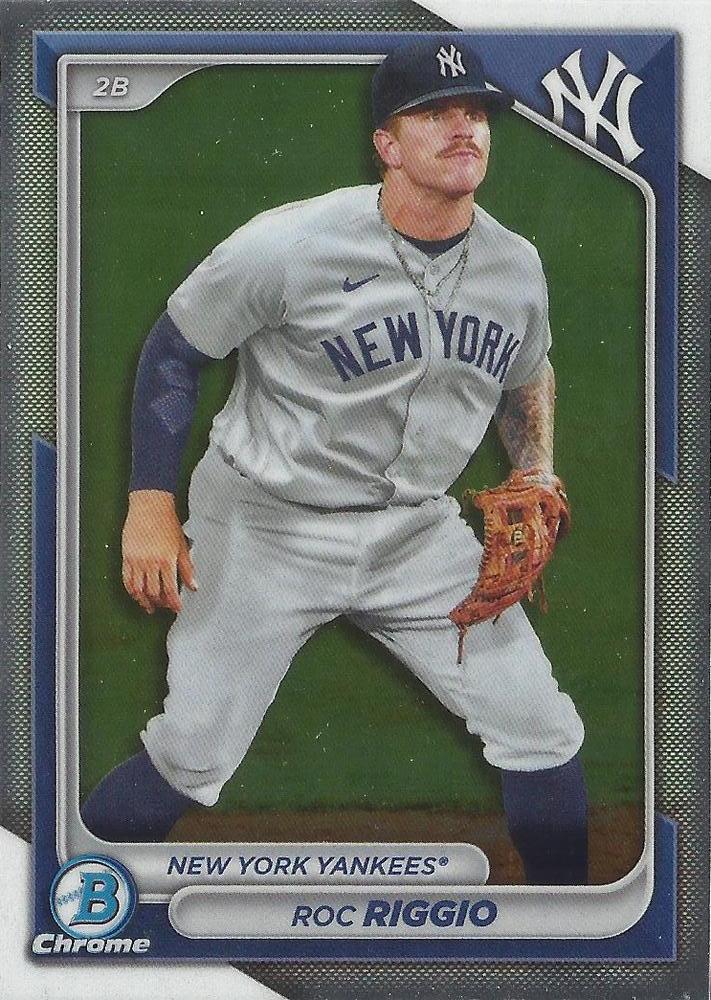 #BCP-70 Roc Riggio - New York Yankees - 2024 Bowman - Chrome Prospects Baseball