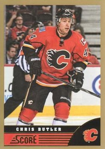 #70 Chris Butler - Calgary Flames - 2013-14 Score - Gold Hockey