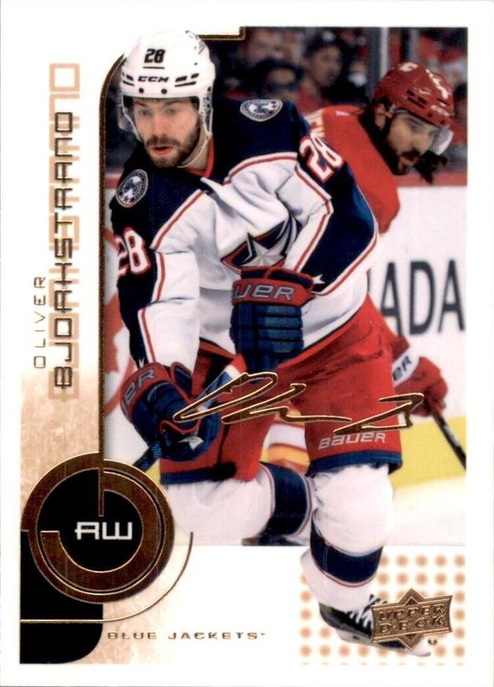 #70 Oliver Bjorkstrand - Columbus Blue Jackets - 2022-23 Upper Deck MVP - 20th Anniversary Hockey