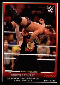 #70 Brock Lesnar - 2015 Topps WWE Road to Wrestlemania Wrestling
