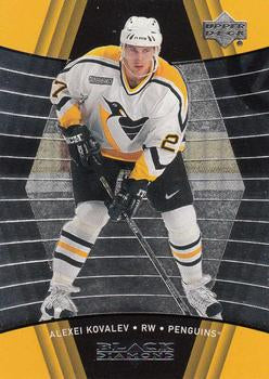 #70 Alexei Kovalev - Pittsburgh Penguins - 1999-00 Upper Deck Black Diamond Hockey