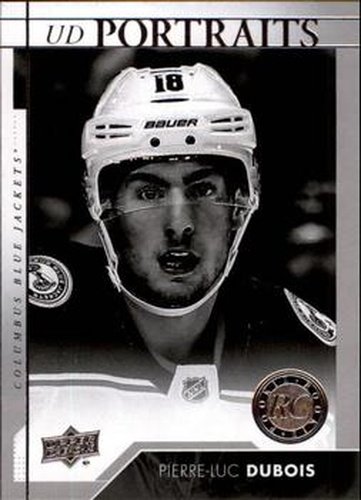 #P-70 Pierre-Luc Dubois - Columbus Blue Jackets - 2017-18 Upper Deck - UD Portraits Hockey