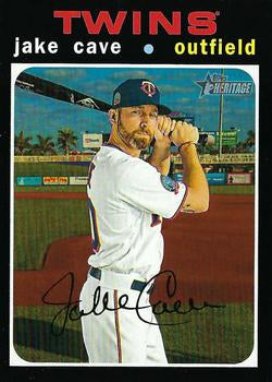 #710 Jake Cave - Minnesota Twins - 2020 Topps Heritage Baseball