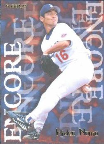 #710 Hideo Nomo - Los Angeles Dodgers - 1997 Fleer Baseball