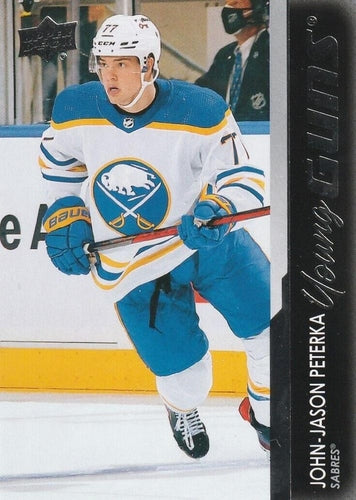 #711 John-Jason Peterka - Buffalo Sabres - 2021-22 Upper Deck Hockey