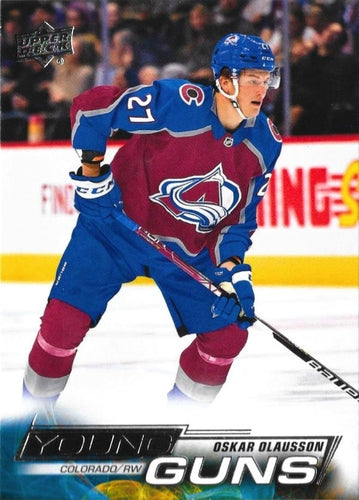 #712 Oskar Olausson - Colorado Avalanche - 2022-23 Upper Deck Hockey