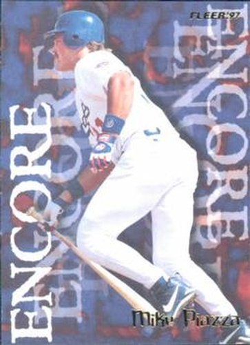 #712 Mike Piazza - Los Angeles Dodgers - 1997 Fleer Baseball