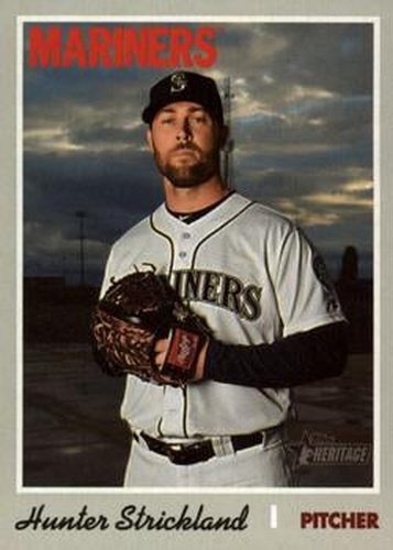 #712 Hunter Strickland - Seattle Mariners - 2019 Topps Heritage Baseball
