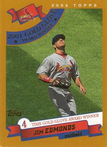 #712 Jim Edmonds - St. Louis Cardinals - 2002 Topps Baseball