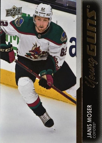 #712 Janis Moser - Arizona Coyotes - 2021-22 Upper Deck Hockey