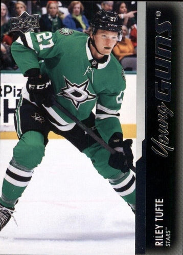 #713 Riley Tufte - Dallas Stars - 2021-22 Upper Deck Hockey
