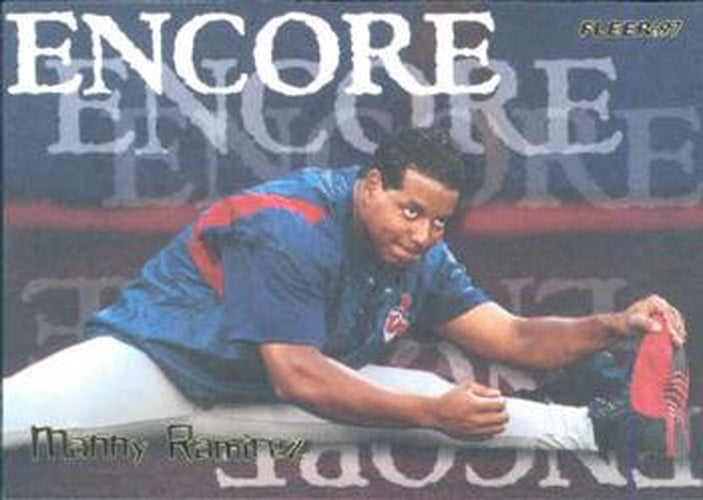 #713 Manny Ramirez - Cleveland Indians - 1997 Fleer Baseball