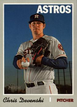 #713 Chris Devenski - Houston Astros - 2019 Topps Heritage Baseball