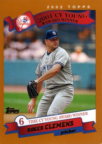 #714 Roger Clemens - New York Yankees - 2002 Topps Baseball