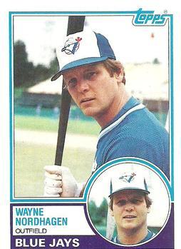 #714 Wayne Nordhagen - Toronto Blue Jays - 1983 Topps Baseball