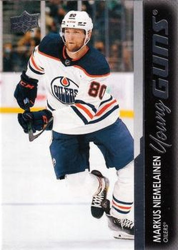 #715 Markus Niemelainen - Edmonton Oilers - 2021-22 Upper Deck Hockey