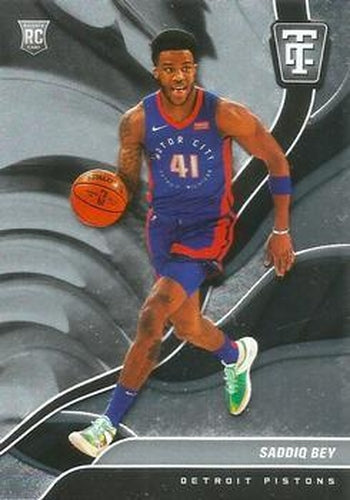 #715 Saddiq Bey - Detroit Pistons - 2020-21 Panini Chronicles Basketball