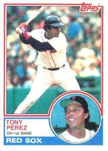 #715 Tony Perez - Boston Red Sox - 1983 Topps Baseball