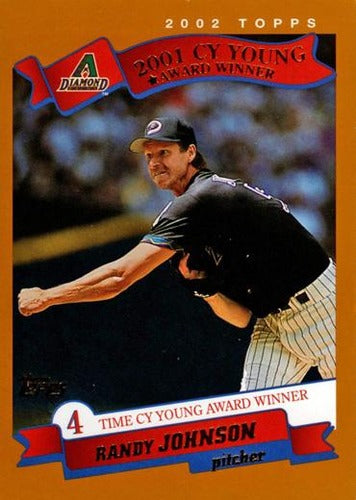 #715 Randy Johnson - Arizona Diamondbacks - 2002 Topps Baseball
