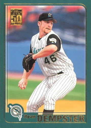 #716 Ryan Dempster - Florida Marlins - 2001 Topps Baseball
