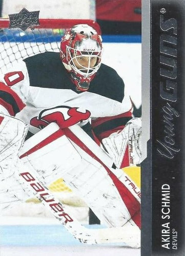 #716 Akira Schmid - New Jersey Devils - 2021-22 Upper Deck Hockey