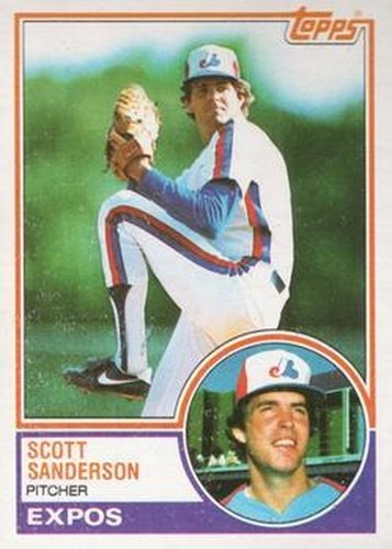 #717 Scott Sanderson - Montreal Expos - 1983 Topps Baseball