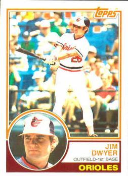 #718 Jim Dwyer - Baltimore Orioles - 1983 Topps Baseball