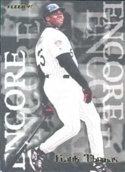 #718 Frank Thomas - Chicago White Sox - 1997 Fleer Baseball