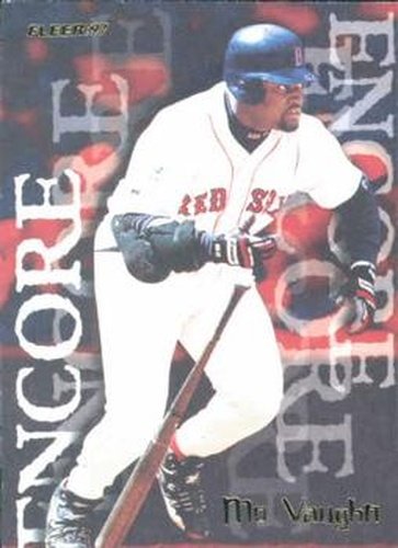 #719 Mo Vaughn - Boston Red Sox - 1997 Fleer Baseball