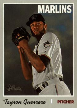 #719 Tayron Guerrero - Miami Marlins - 2019 Topps Heritage Baseball