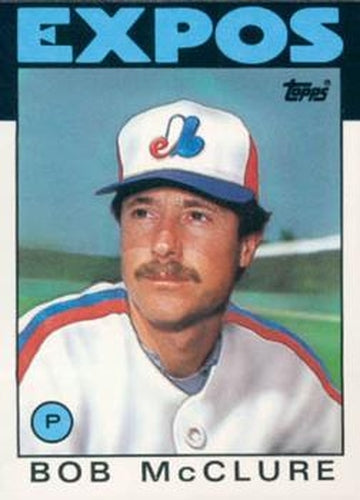 #71T Bob McClure - Montreal Expos - 1986 Topps Traded Baseball