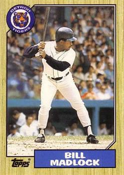 #71T Bill Madlock - Detroit Tigers - 1987 Topps Traded Baseball