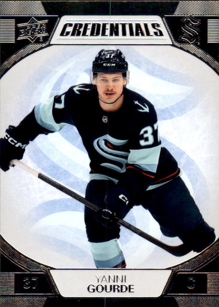 #71 Yanni Gourde - Seattle Kraken - 2022-23 Upper Deck Credentials Hockey