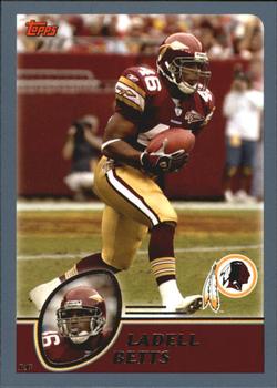 #71 Ladell Betts - Washington Redskins - 2003 Topps Football