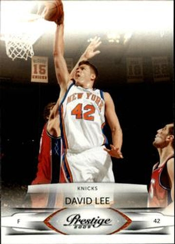 #71 David Lee - New York Knicks - 2009-10 Panini Prestige Basketball
