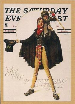 #71 "God Bless us Everyone" - 1993 Comic Images Norman Rockwell Saturday Evening Post
