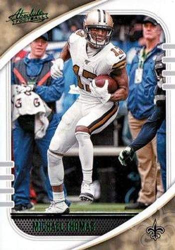 #71 Michael Thomas - New Orleans Saints - 2020 Panini Absolute - Green Football