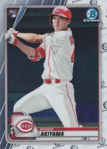 #71 Shogo Akiyama - Cincinnati Reds - 2020 Bowman Chrome Baseball