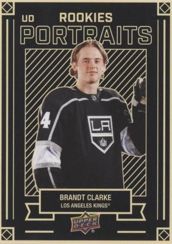 #P-71 Brandt Clarke - Los Angeles Kings - 2022-23 Upper Deck - UD Portraits Hockey