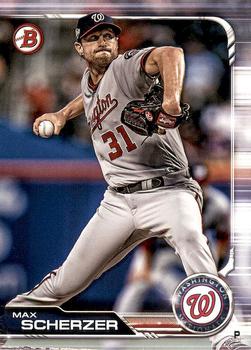 #71 Max Scherzer - Washington Nationals - 2019 Bowman Baseball