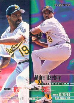 #U-71 Mike Harkey - Oakland Athletics - 1995 Fleer Update Baseball