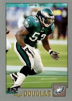 #71 Hugh Douglas - Philadelphia Eagles - 2001 Topps Football