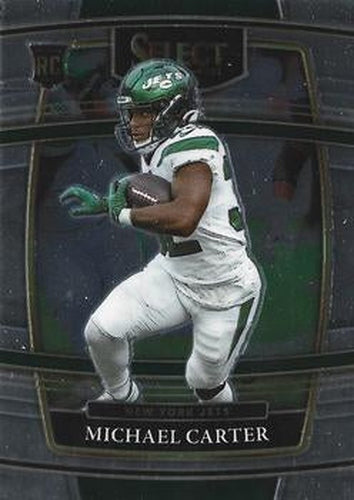 #71 Michael Carter - New York Jets - 2021 Panini Select Football