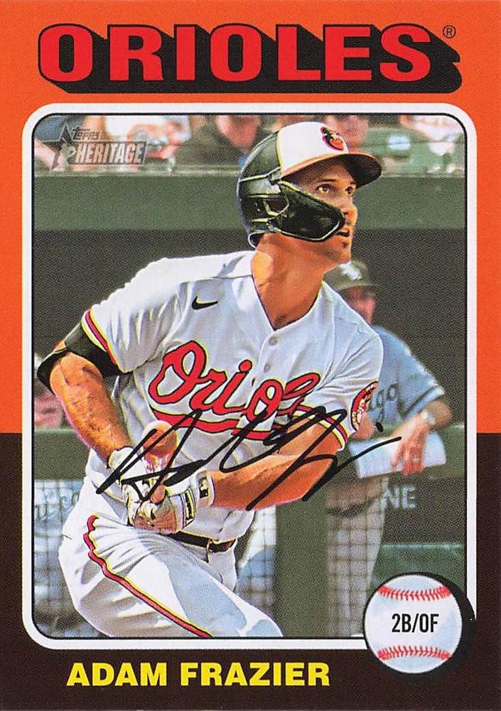 #71 Adam Frazier - Baltimore Orioles - 2024 Topps Heritage Baseball