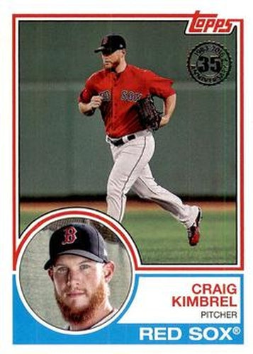 #83-71 Craig Kimbrel - Boston Red Sox - 2018 Topps - 1983 Topps Baseball 35th Anniversary Baseball