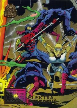 #71 Elektra & Daredevil - 1994 Fleer Marvel Universe